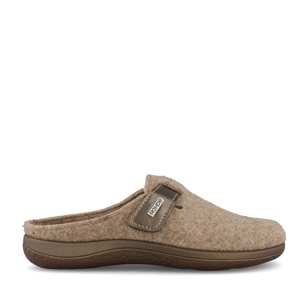 Ladies 6549 Bari Mule Slipper In Linen