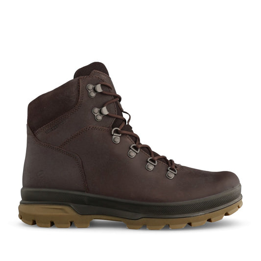 Mens 838184 Rugged Track Laced Boot In Coffee