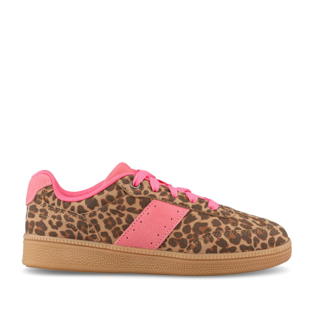 Girls Cypress Lace O Leopard Print Trainer In Kids G Fit