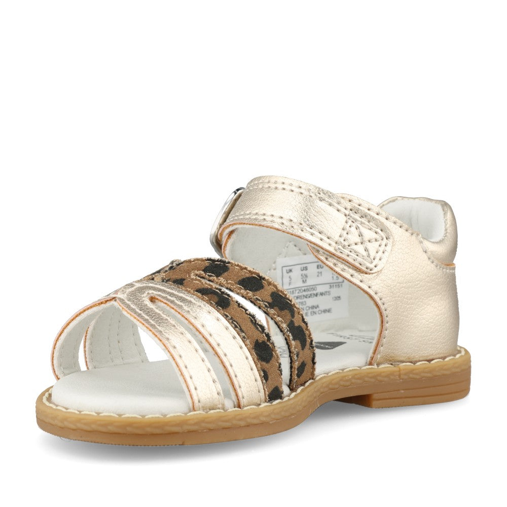 Girls Luana Dress T Leopard Print Sandal In Kids F Fit