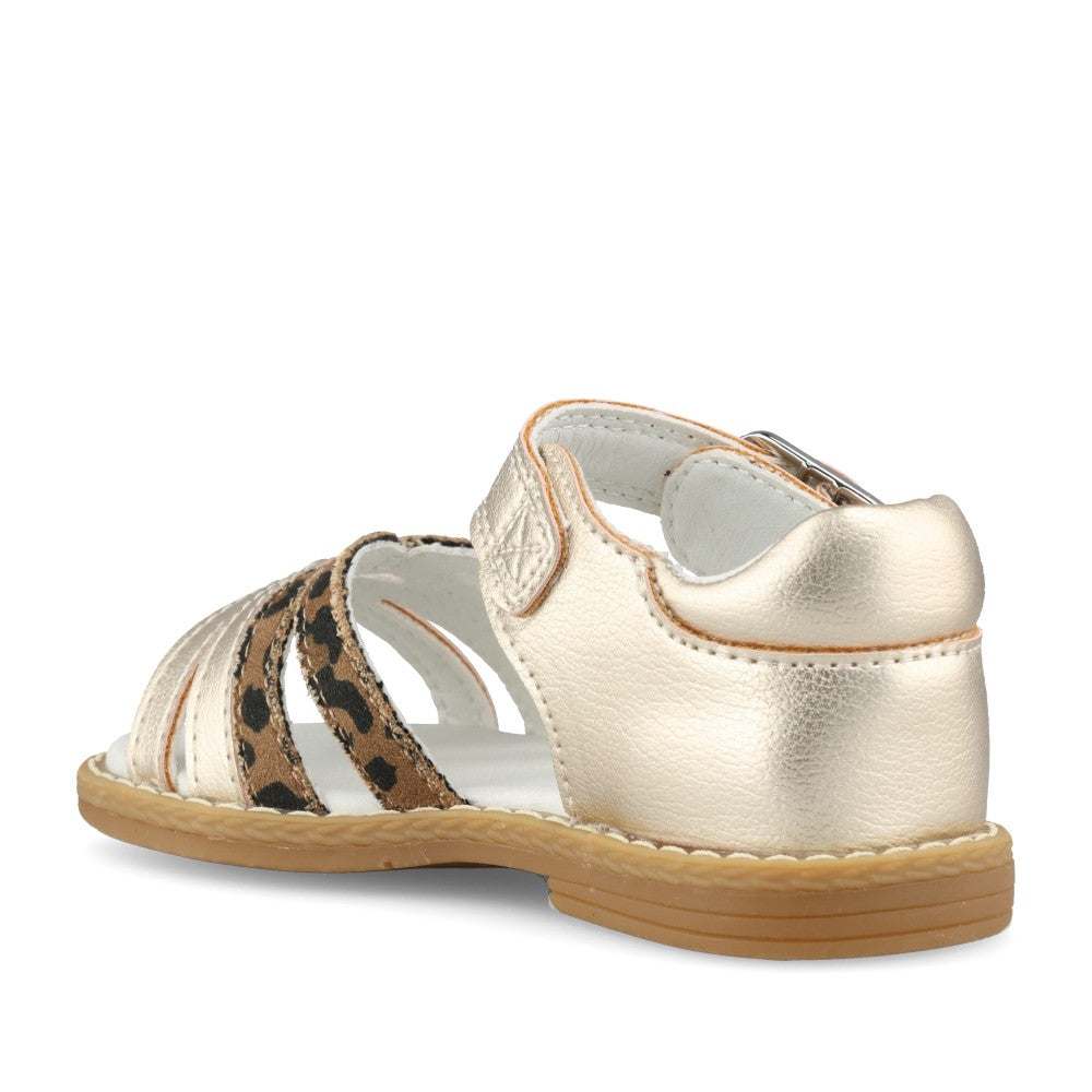 Girls Luana Dress T Leopard Print Sandal In Kids F Fit