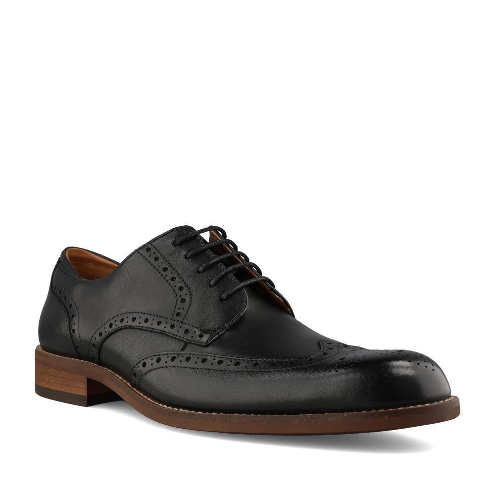Mens Craft Remi Tip Leather G-fit Brogue In Blk Leather
