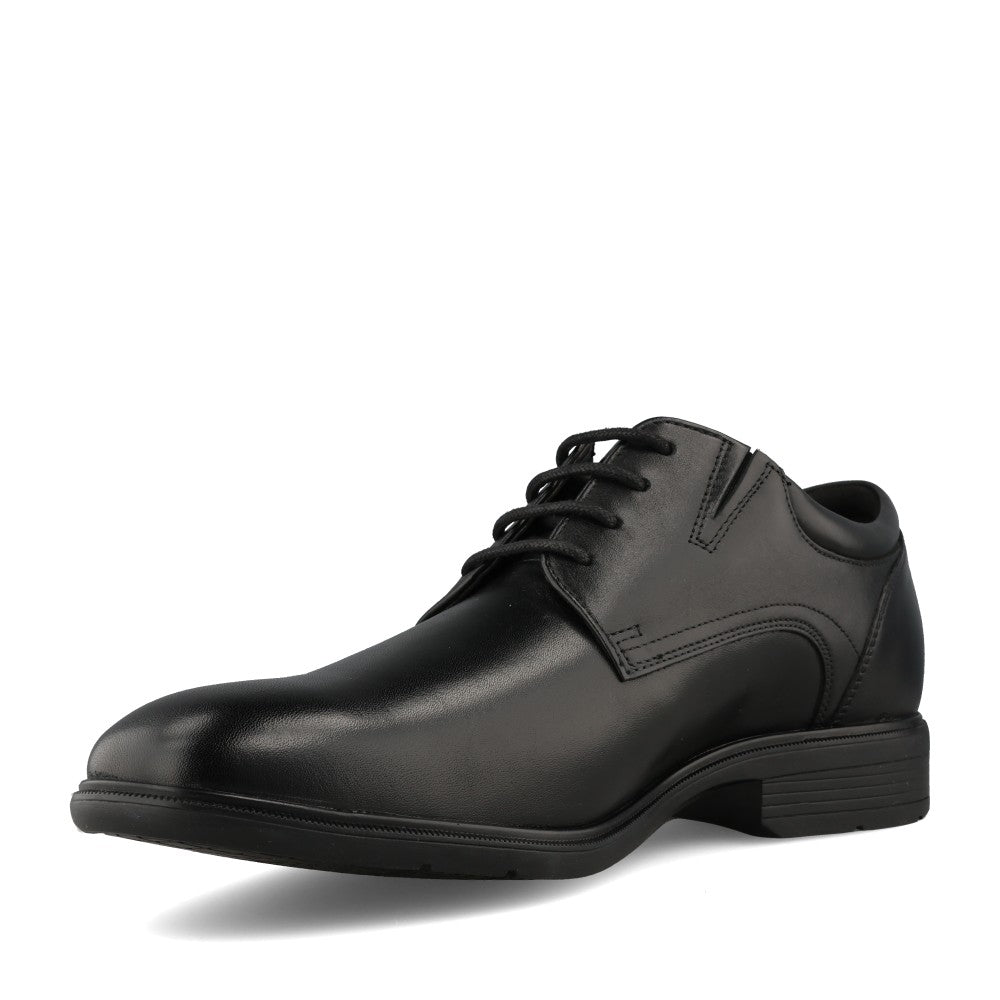 Mens Steadwell Cap Leather G-fit Shoe In Black Leather