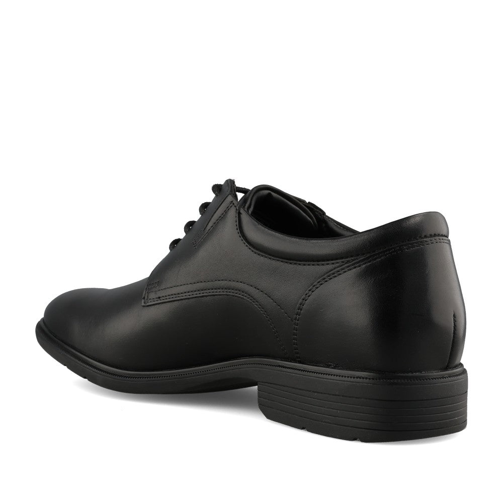 Mens Steadwell Cap Leather G-fit Shoe In Black Leather