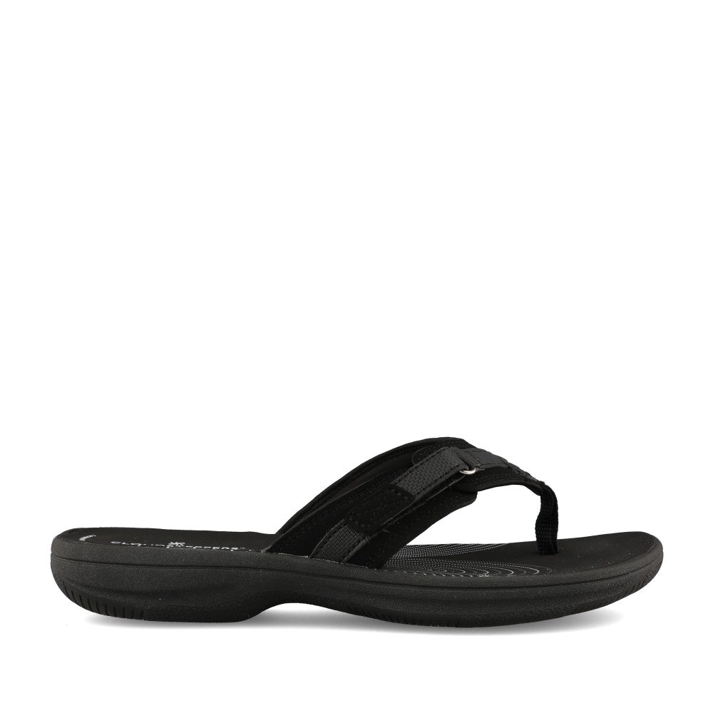 Ladies Brinkley Sea D-fit Toe Post Sandal In Black