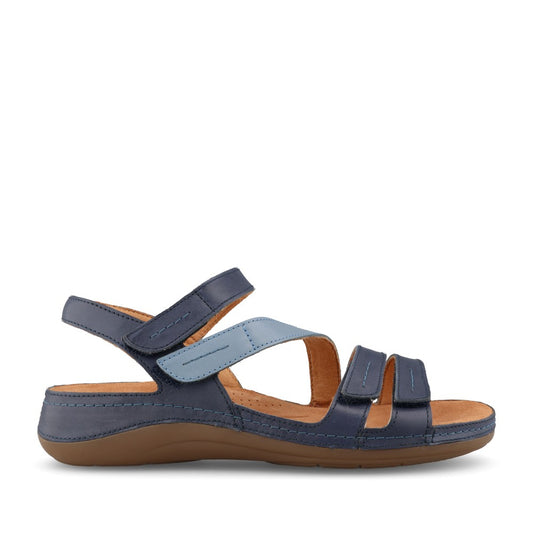Ladies Cecily Mix D-fit Sandal In Blue