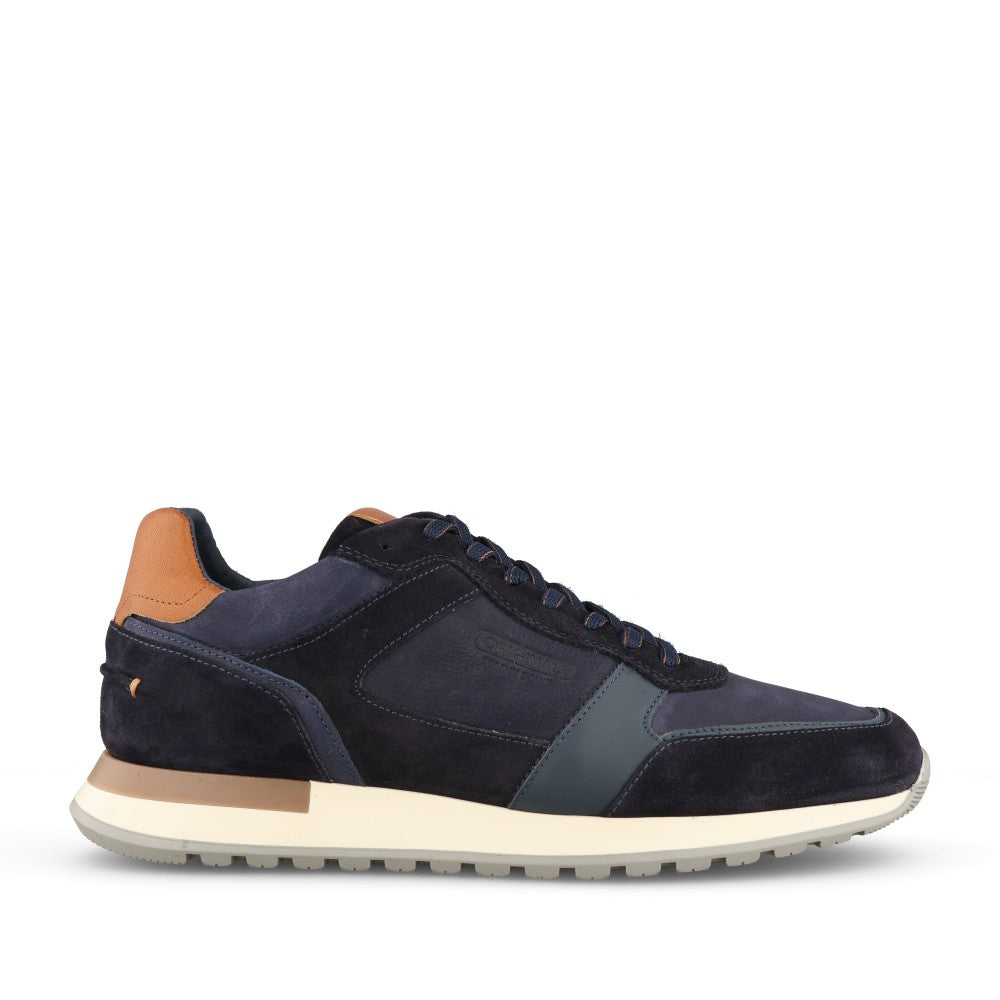 Mens Mccarthy Laced Trainer In Navy