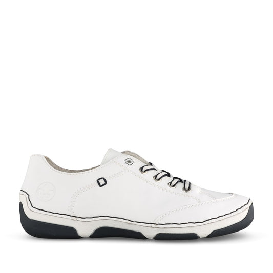 Ladies 48761 Slip-on Wedge Shoe In White