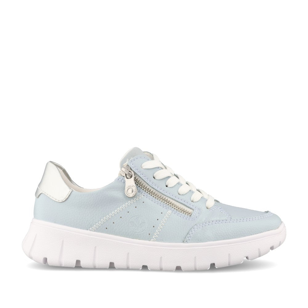 Ladies N1313 Laced Trainer In Blue