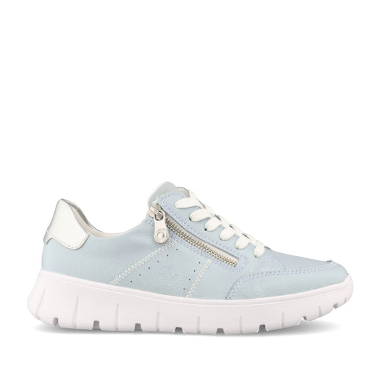 Ladies N1313 Laced Trainer In Blue