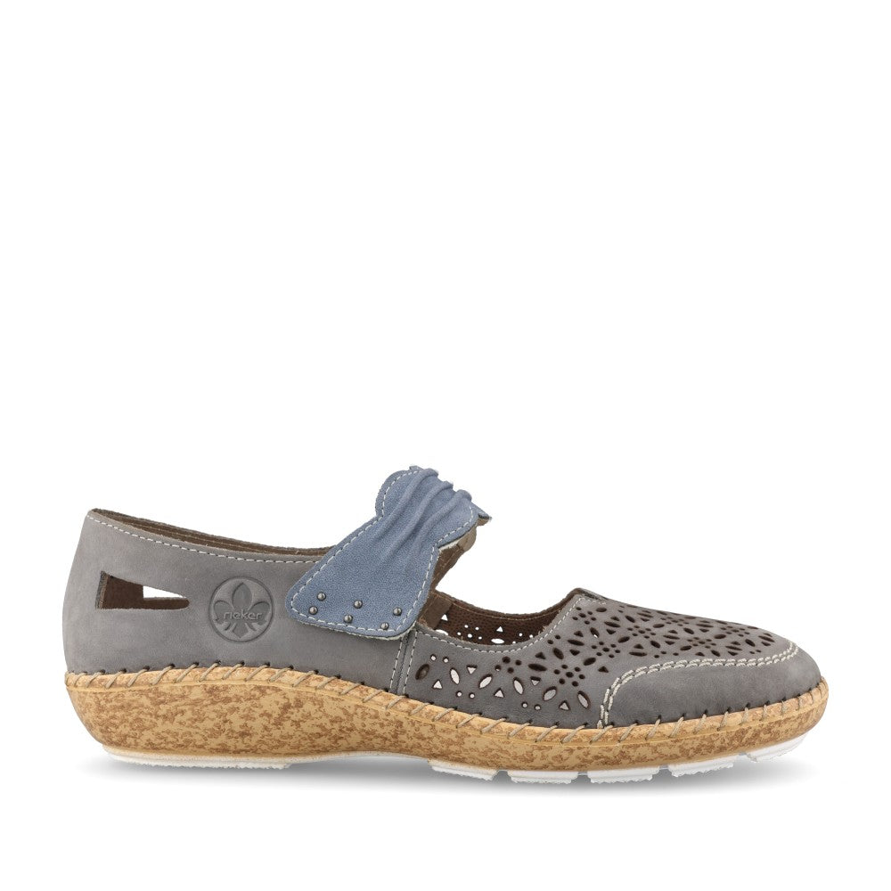 Ladies 44896 Slip-on Shoe In Blue Jean