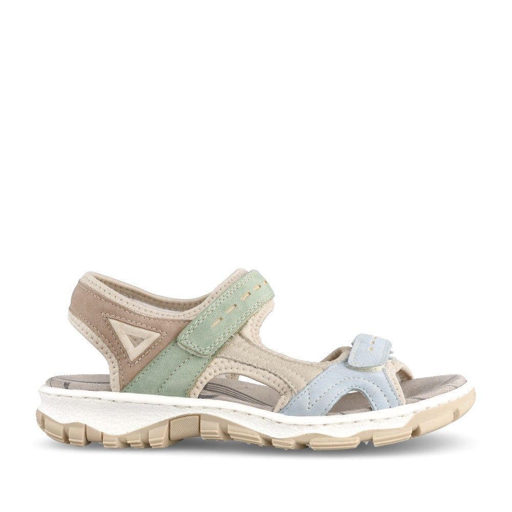 Ladies 68866 Walking Sandal In Multi-colour