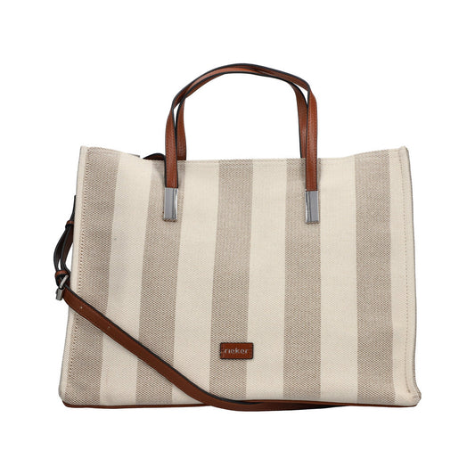 Ladies H1074 Handbag In Beige