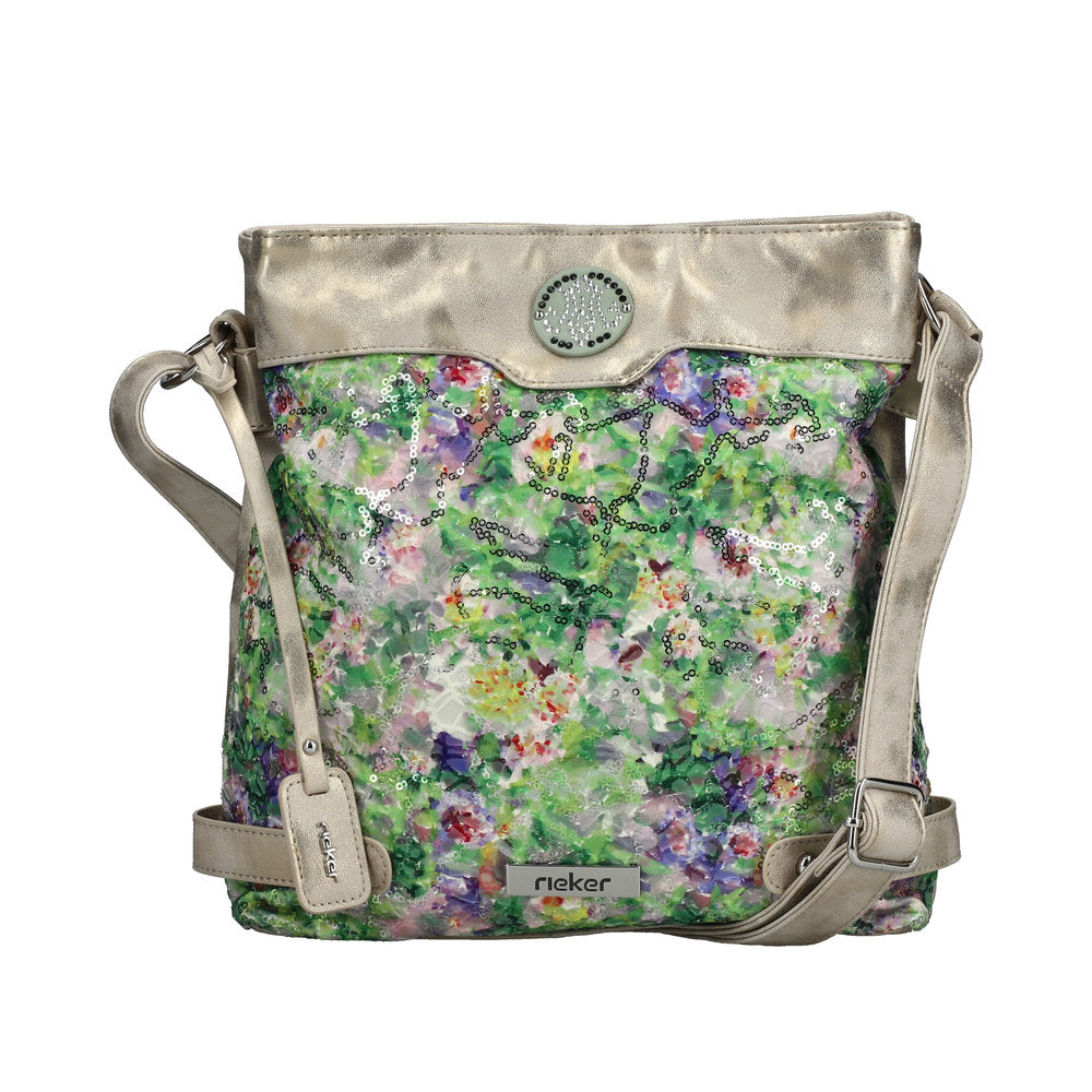 Ladies H1304 Cross Body Bag In Multi-colour