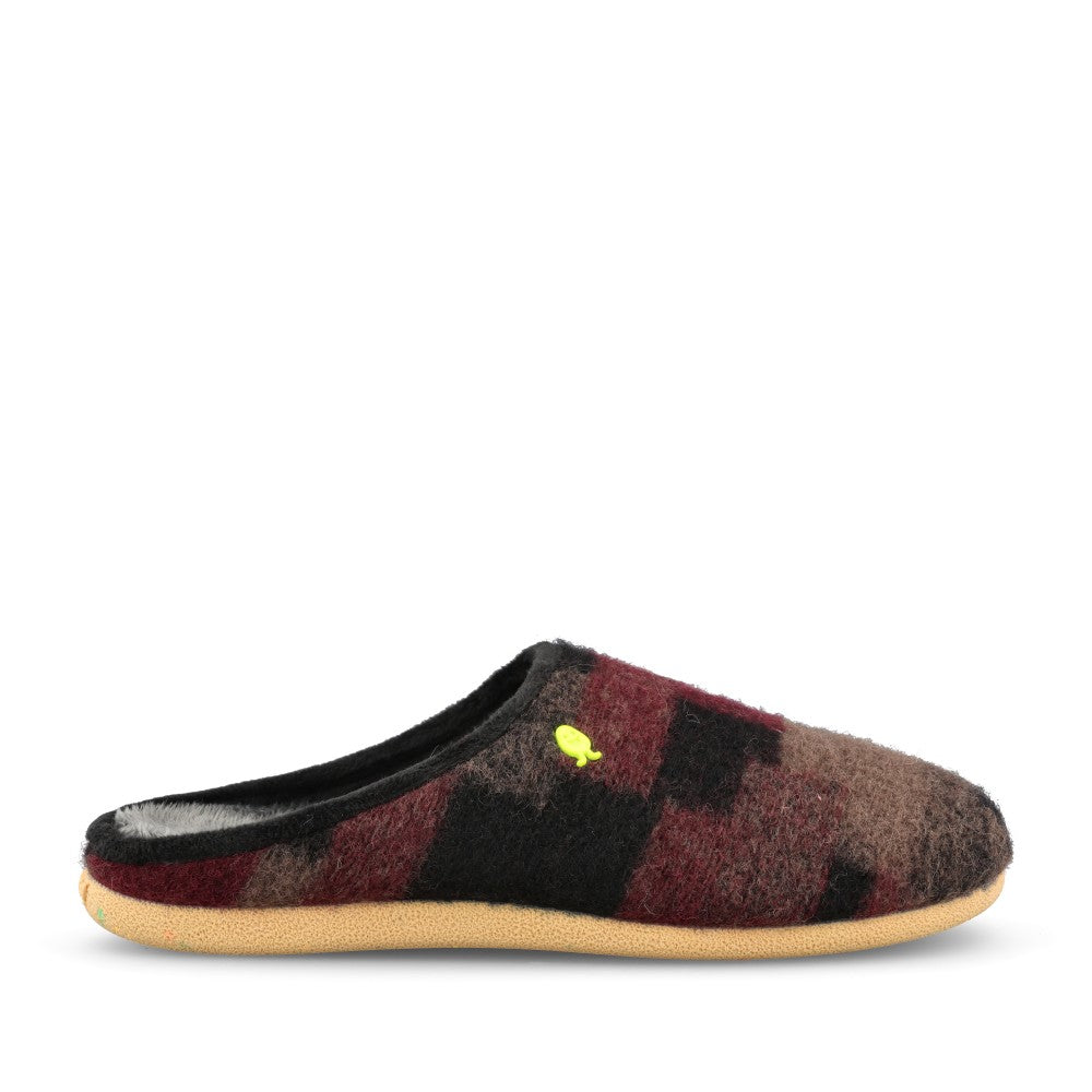 Mens 76929 Sebeka Mule Slipper In Burgandy