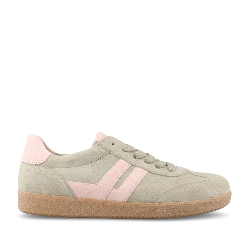Ladies 83.300 West Laced Trainer In Sage