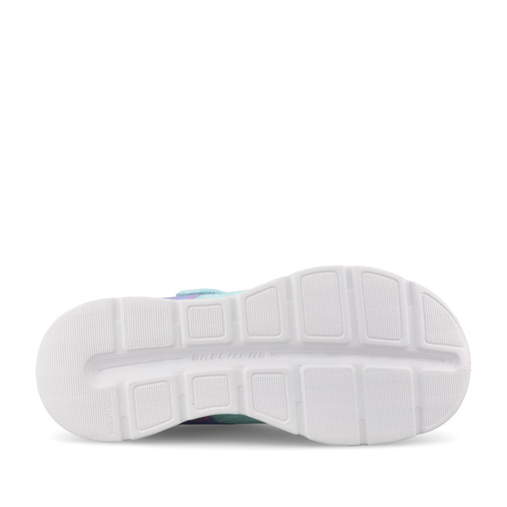 Girls 303730l Glide-step Lights Trainer In Aqua