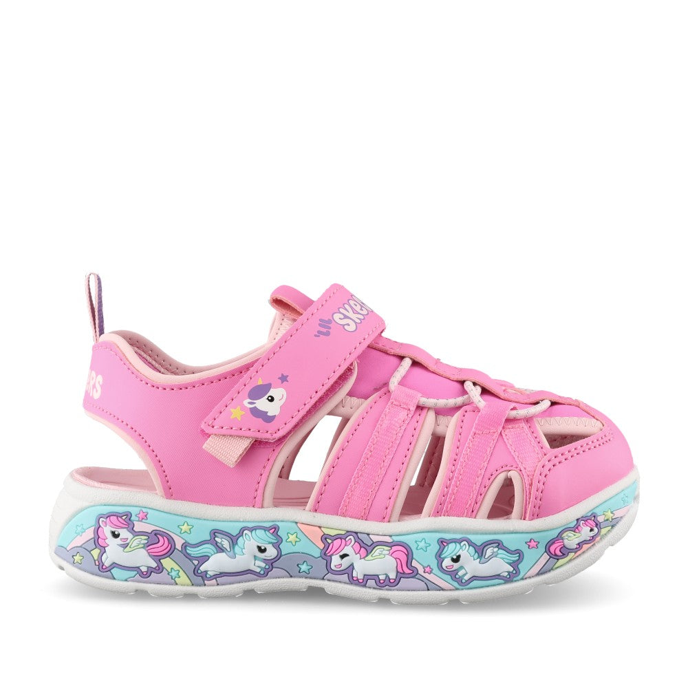 Girls 303162n Play Scene Splash Cute Crew Sandal In Pink