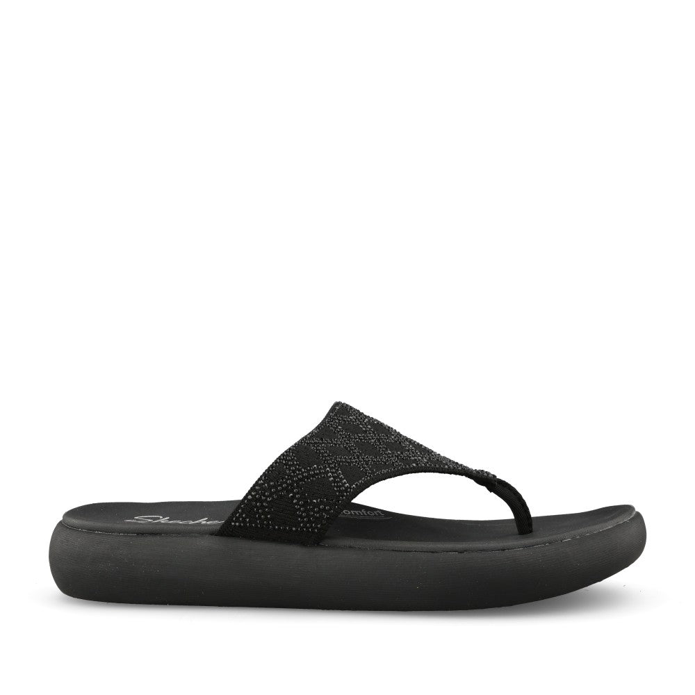 Ladies 164197 Asana Luxe Sandal In Black