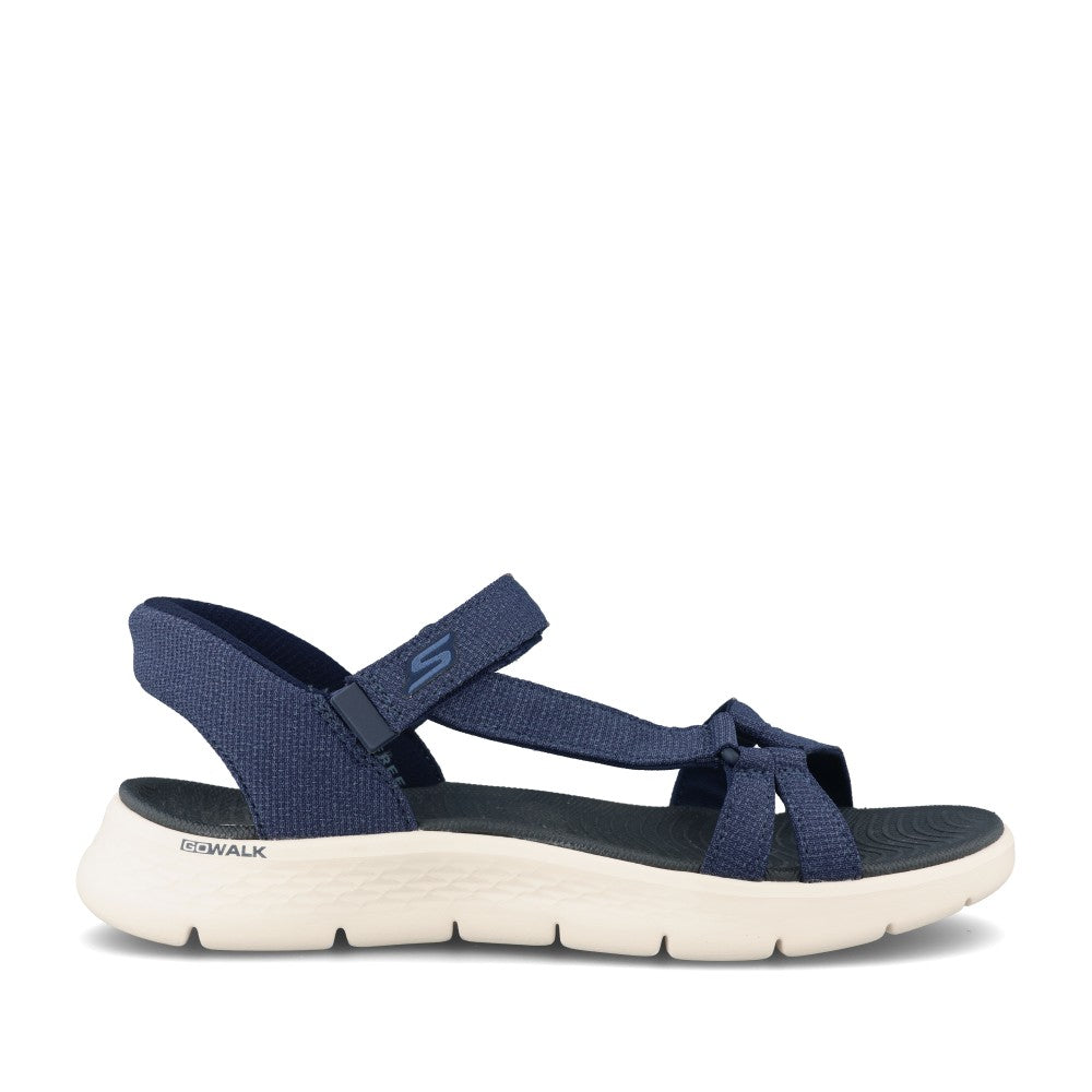 Ladies 141481 Go Walk Flex Sandal In Navy