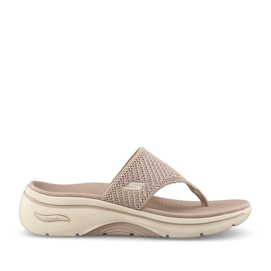 Ladies 140861 Go Walk Arch Fit 2.0 Sandal In Taupe