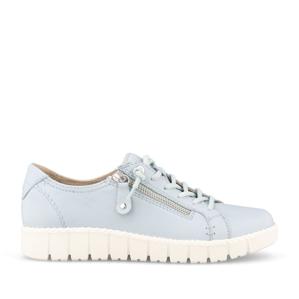 Ladies 8-23704 Slip-on Trainer In Light Blue