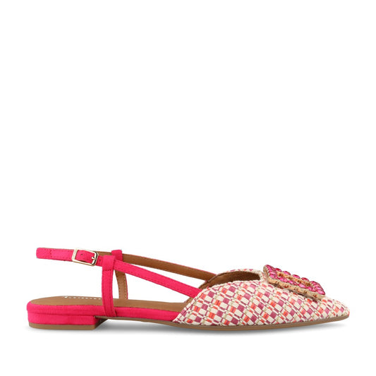 Ladies 1-29403 Sling Back Shoe In Pink