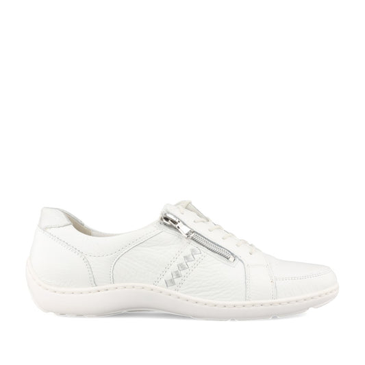 Ladies 496054 White Henni H-fit Shoe In White