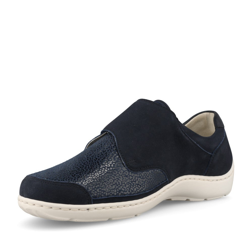 Ladies 496H31 340 341 Henni H-fit Shoe In Navy