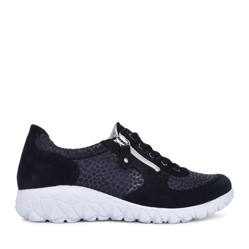 Ladies H89001 Havy H-fit Trainer In Navy