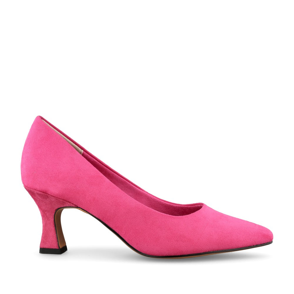 Ladies 2-22418 Mid Heel Court Shoe In Pink