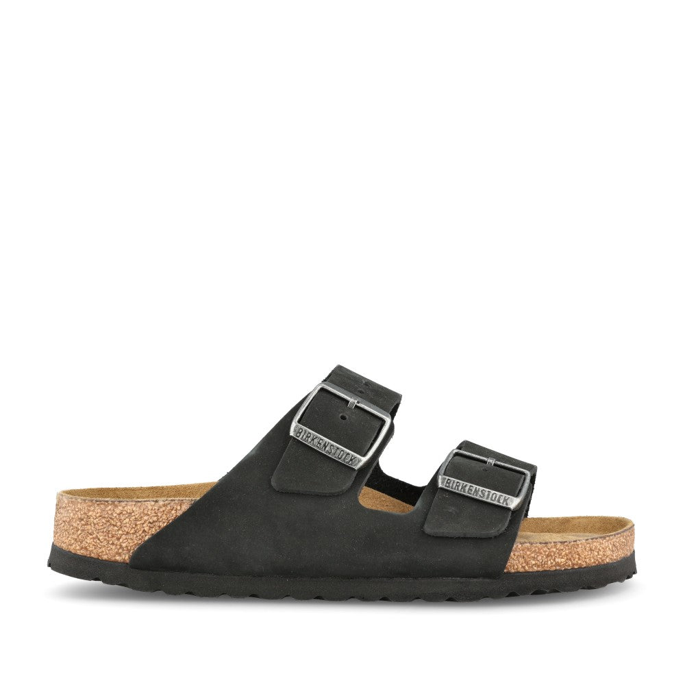 Ladies 1019035 Arizona Nf Double Strap Mule In Black