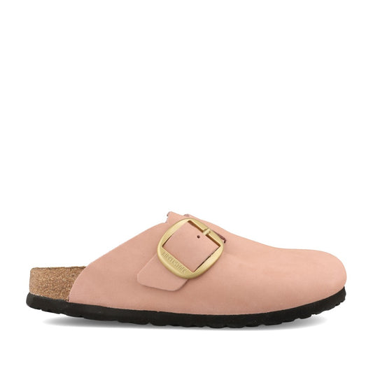Ladies 1031883 Boston Nubuck Leather Clog In Light Pink