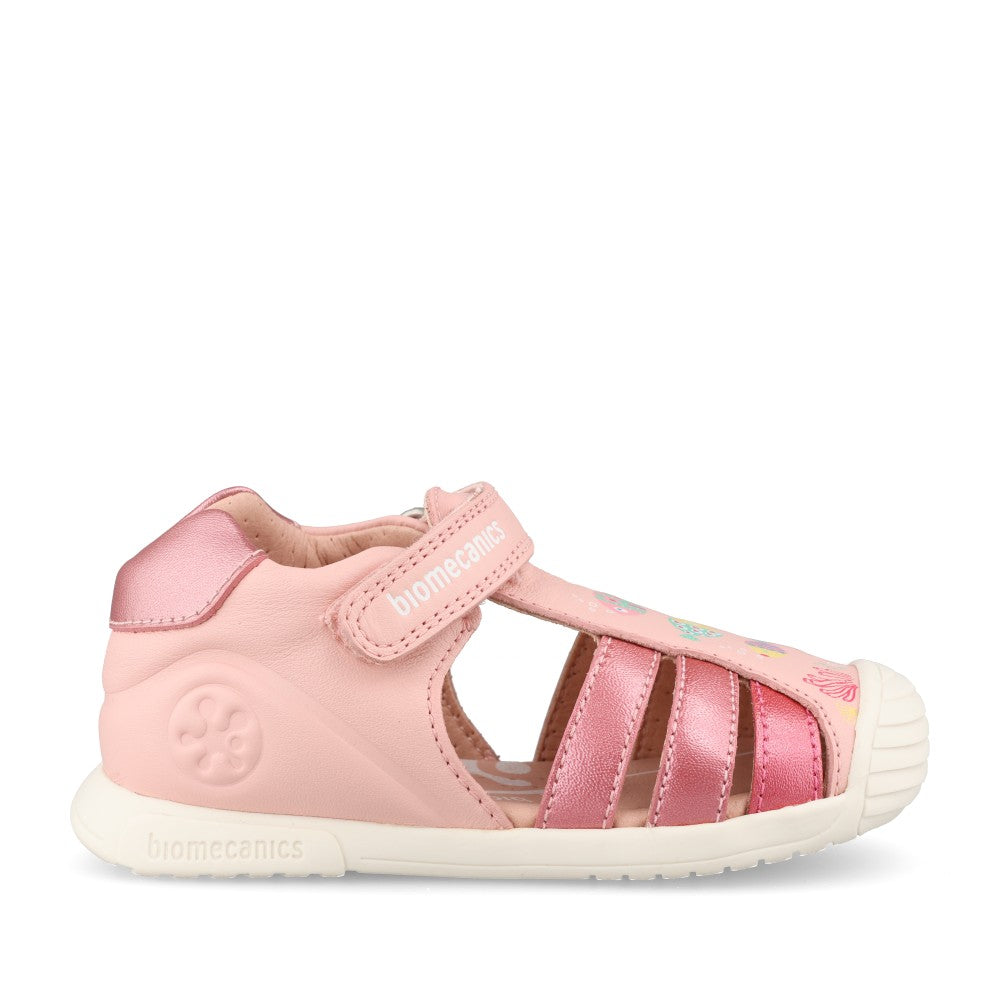 Girls 262109-a032 Velcro Shoe In Rose