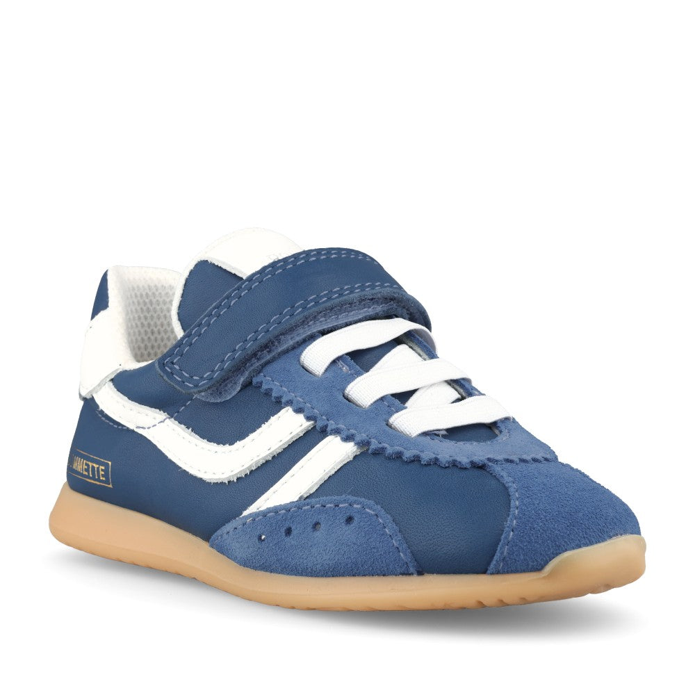 Boys 14090 Velcro Trainer In Blue