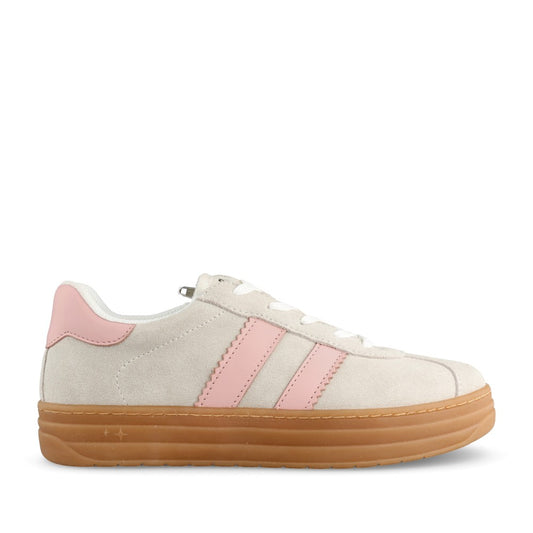 Girls 14250 Laced Trainer In Grey
