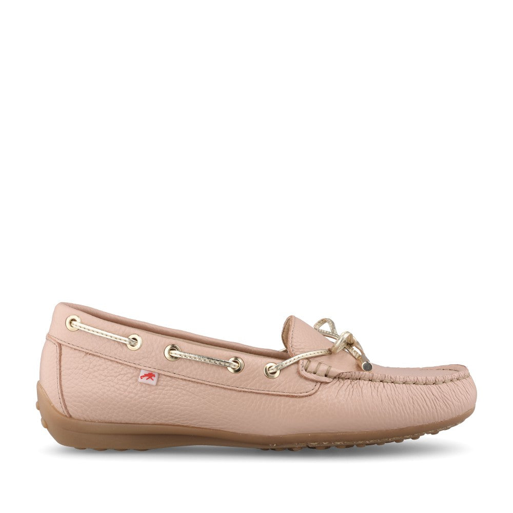 Ladies F2158 Bruni Boat Shoe In Nude