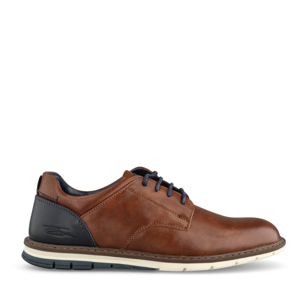Boys Milne Formal Laced Shoe In Tan