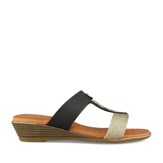 Ladies Porto Jlh434 Mule In Black