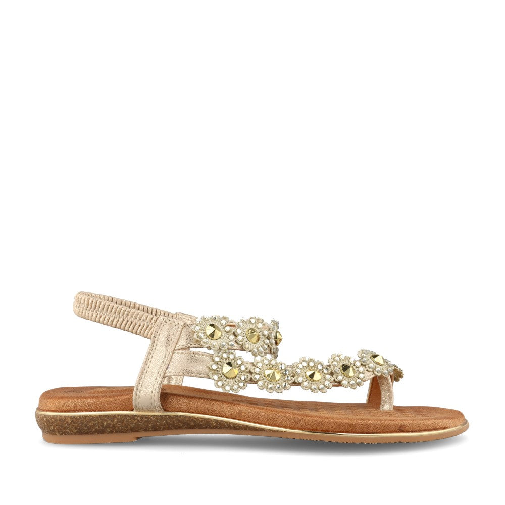 Ladies Charlotte Ii Jlh455 Sandal In Gold