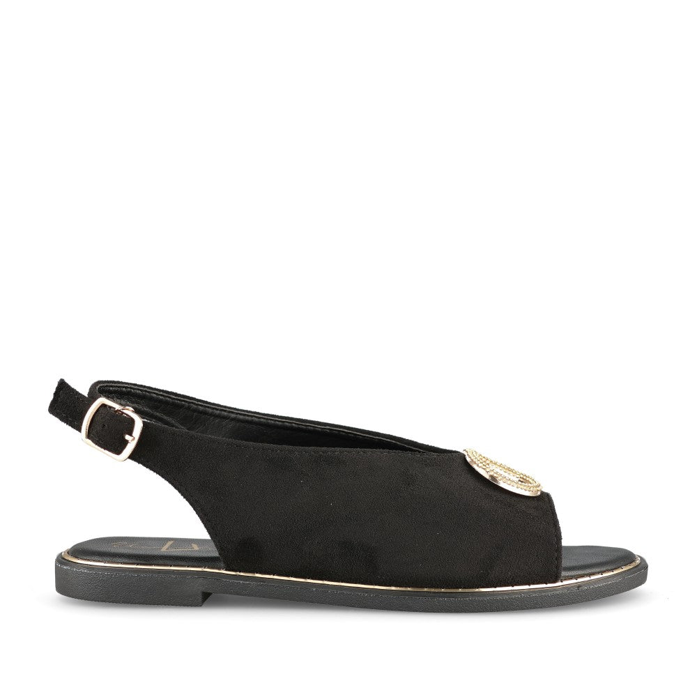 Ladies Blank Space Sandal In Black