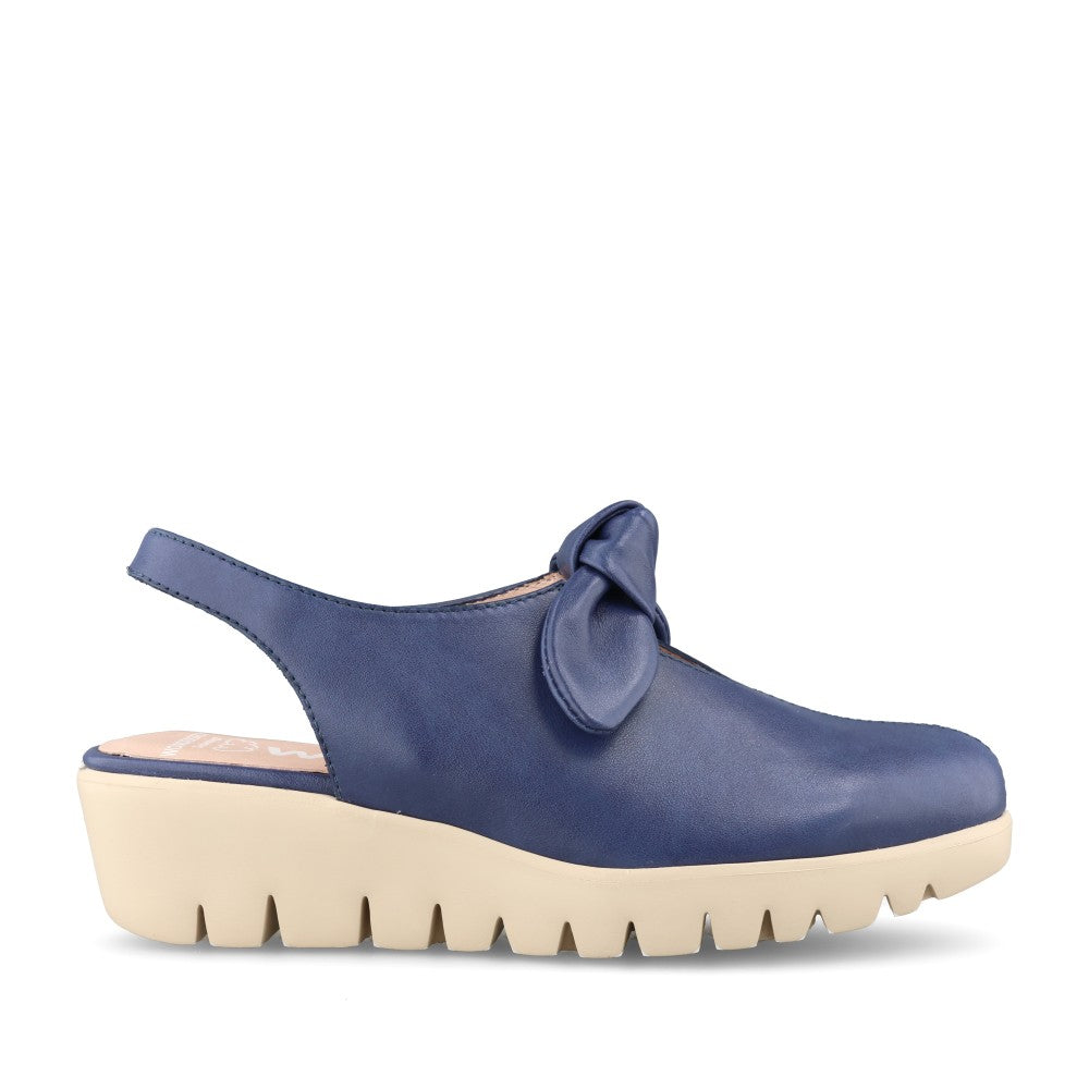 Ladies C-33315 Sling Back Shoe In Navy