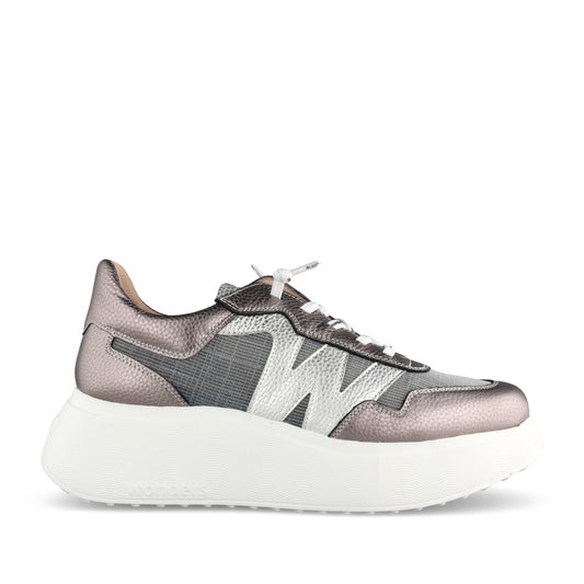 Ladies A-3640 Slip-on Trainer In Platinum
