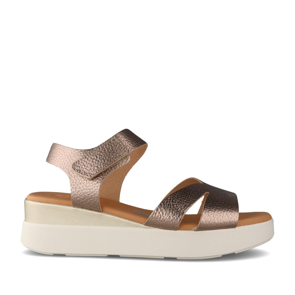 Ladies 5963 Wedge Sandal In Bronze