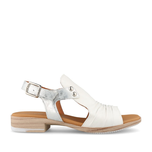 Ladies 9-17 Sandal In White