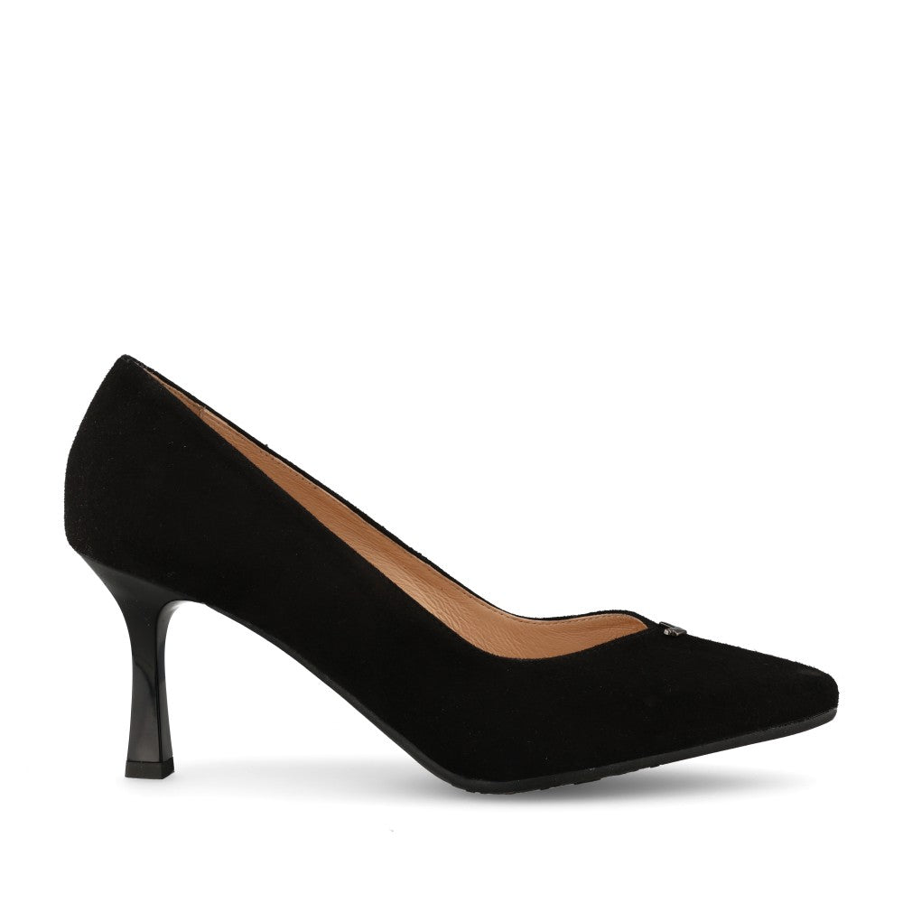 6543 Suede G fit Medium Heel Court Shoe