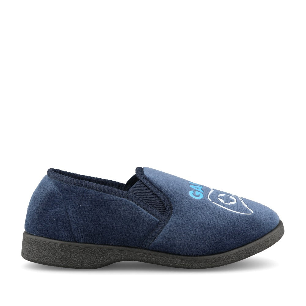 Boys Bs406c Gamer Slipper In Navy
