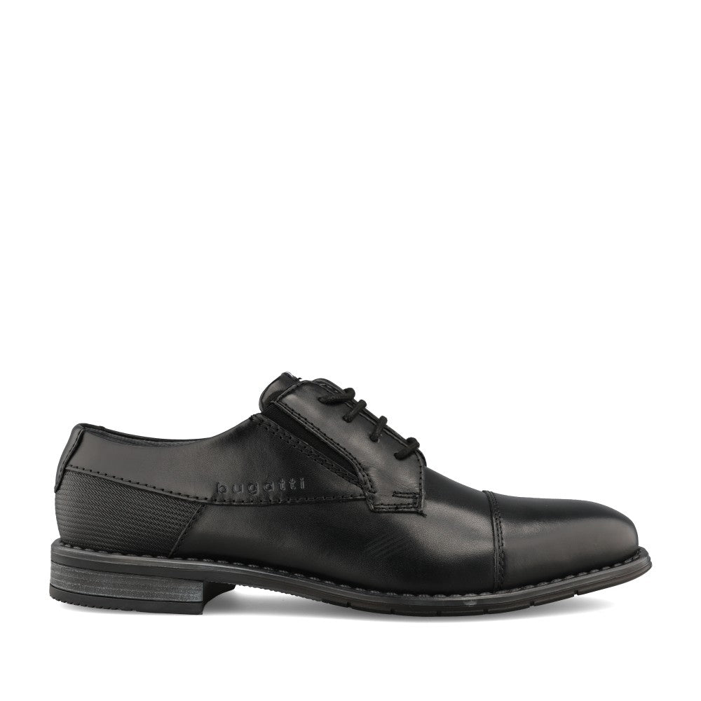 Mens Aqr04 Lerio Comfort Laced Shoe In Black