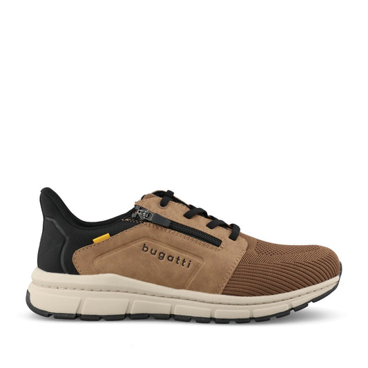 Mens Aos05 Sonic Exko Laced Trainer In Cognac