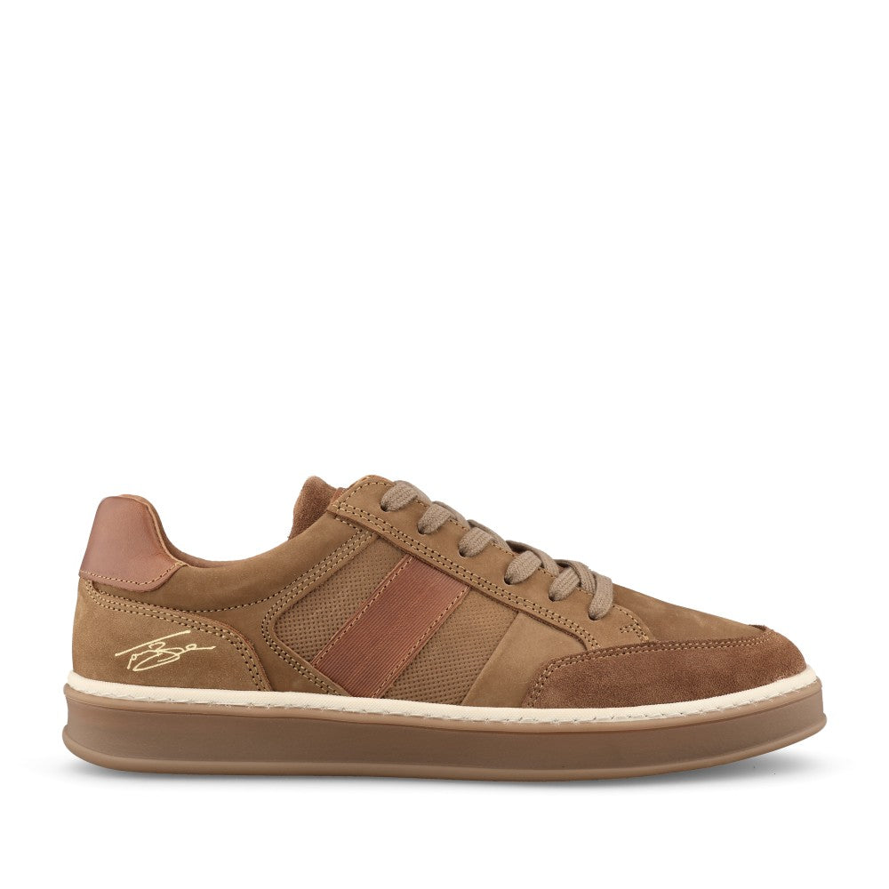 Mens Pietsch Laced Trainer In Tan